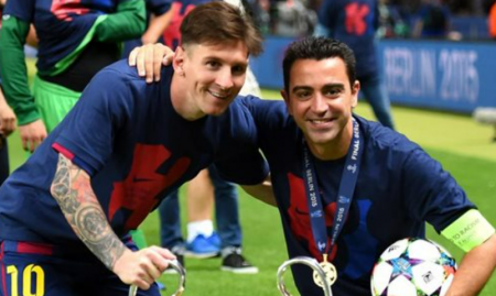 تشافيز عن ميسي: انه لاعب جائع ونعمل على استعادته في صفوف برشلونة